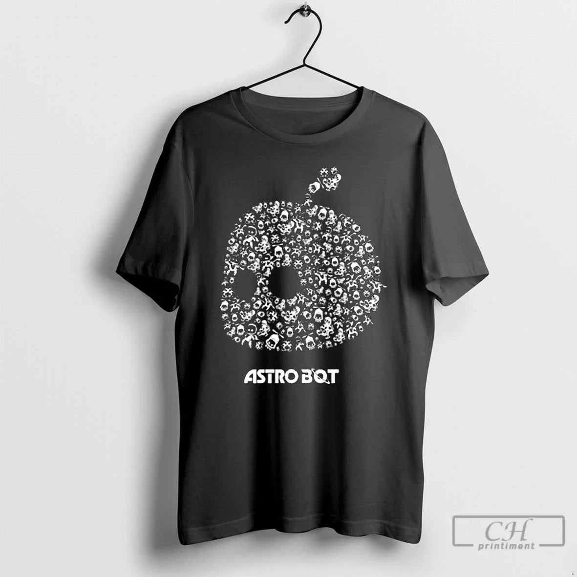 Premium Astro Bot Mosaic Style Long Sleve T Shirts