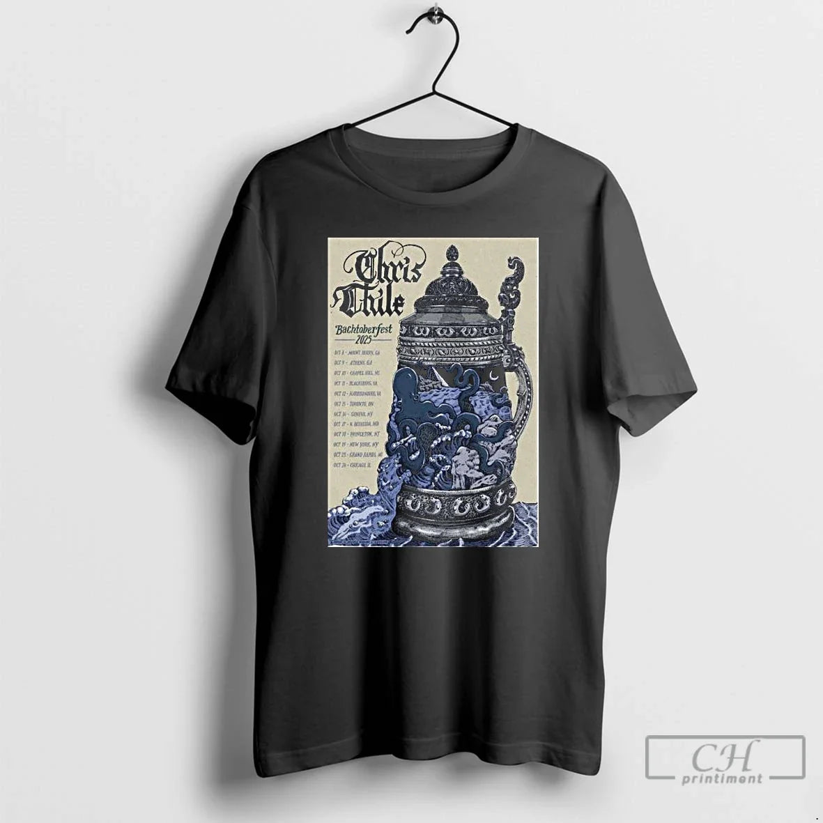 Premium Bach Tober Fest Tour 2025 Chris Thile Long Sleve T Shirts