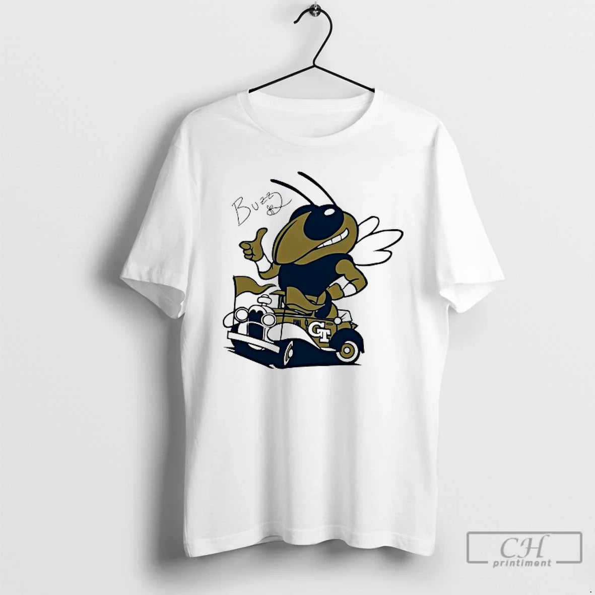 Premium Buzz Mascot Of Georgia Tech Yellow Jackets T Shirts