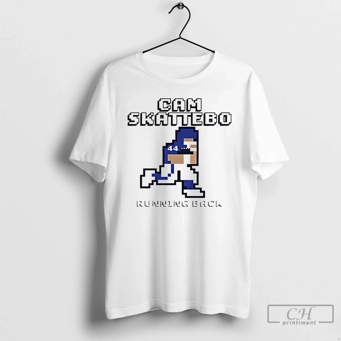 Premium Cam Skattebo New York Giants Running Back Retro Baller T Shirts