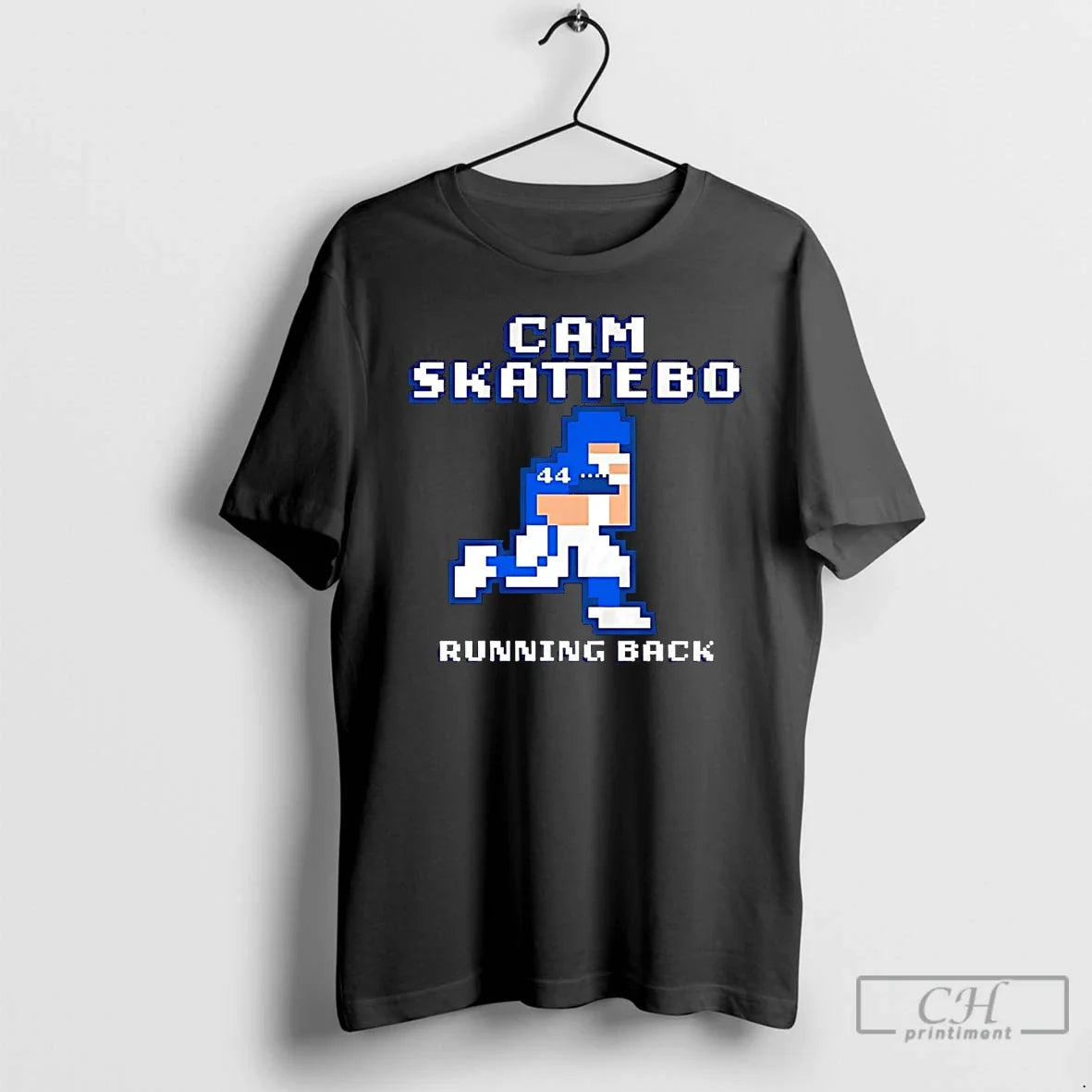 Premium Cam Skattebo Pixel Running Back New York Giants T Shirts