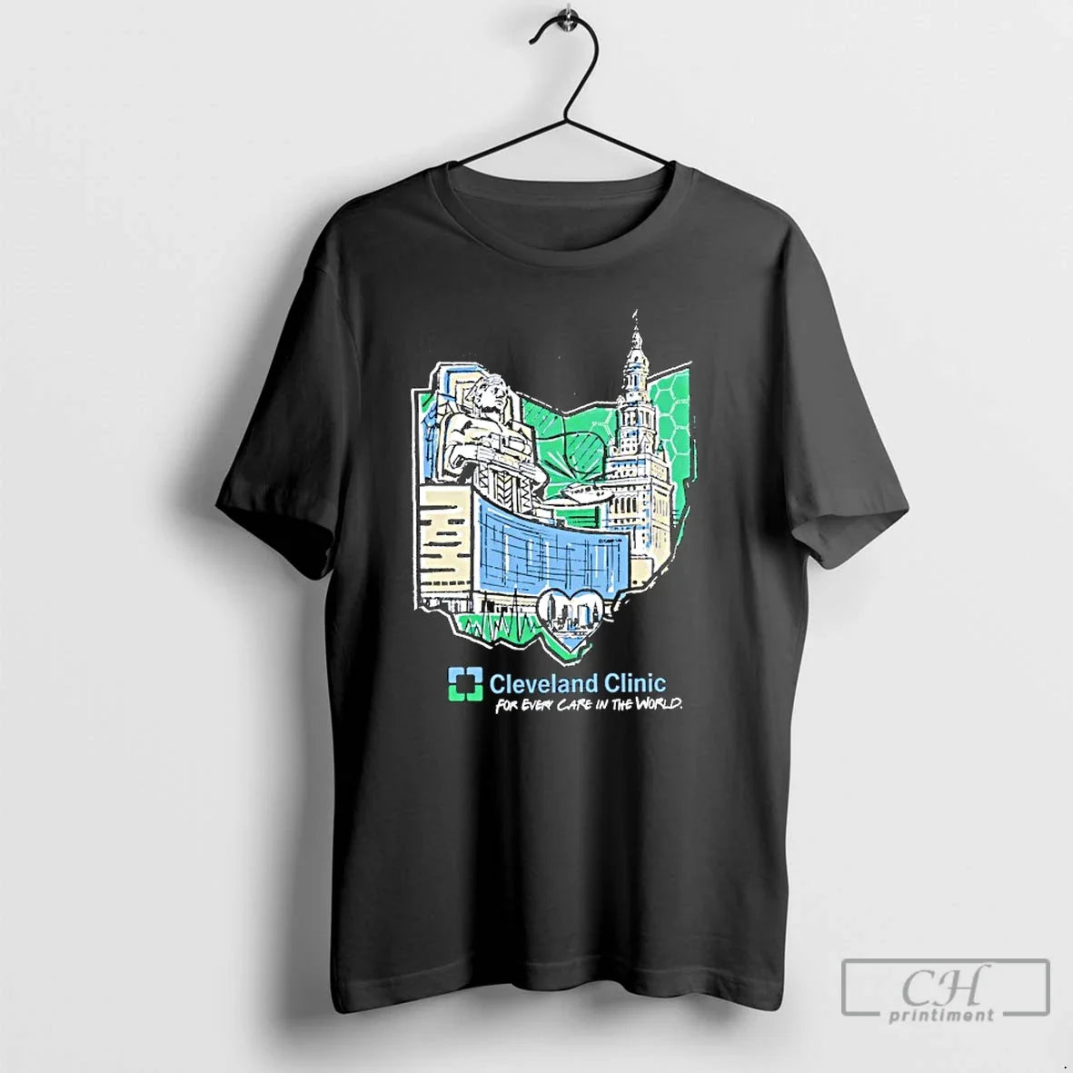 Premium Cleveland Clinic For Even Care In The World T Shirts