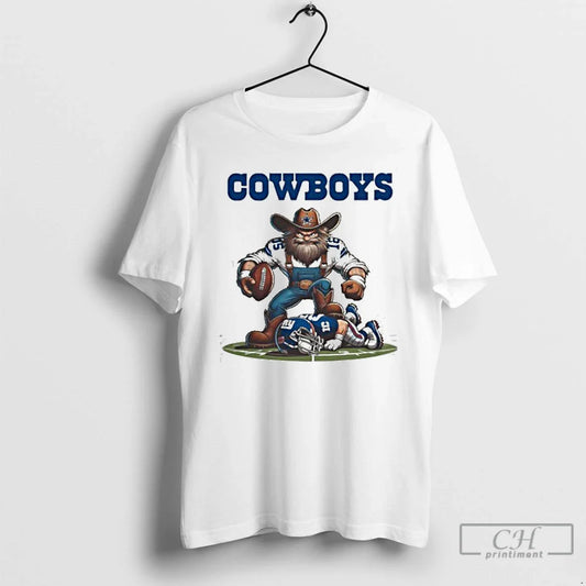 Premium Dallas Cowboys Vs New York Giants Mascot Rivalries 2025 T Shirts