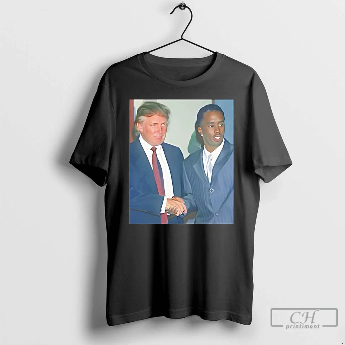 Premium Donald Trump And Rapper Sean Diddy Combs T Shirts
