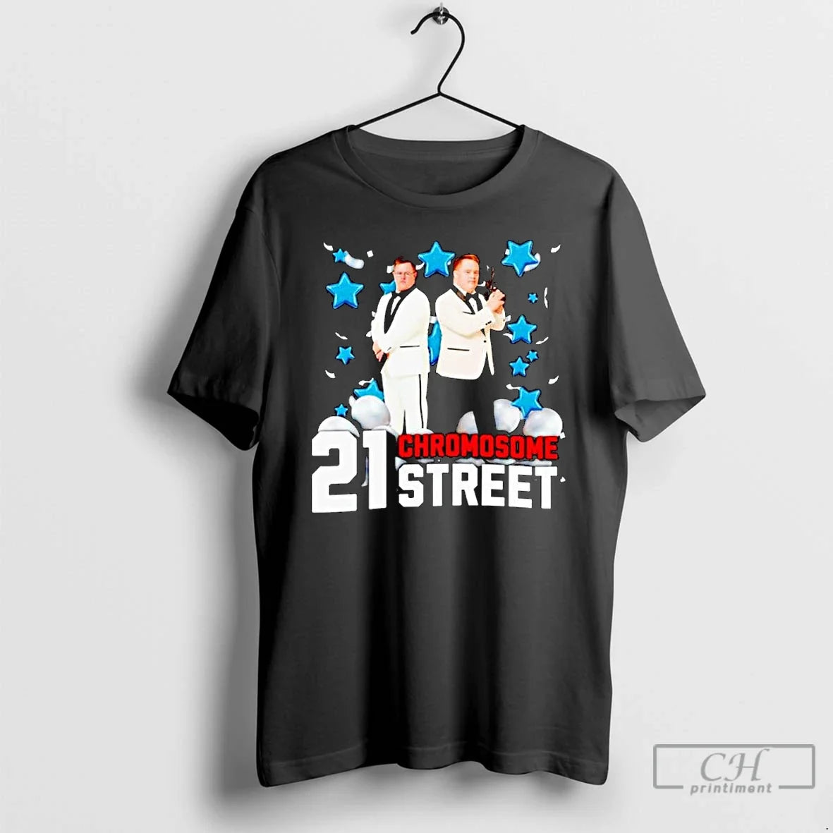 Premium Down Syndrome Chromosome 21 Street Ornaments T Shirts
