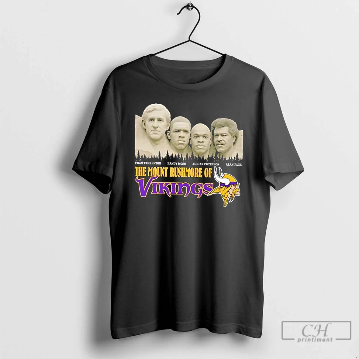 Premium Fran Tarkenton Randy Moss Adrian Peterson Alan Page The Mount Rushmore Of Minnesota Vikings