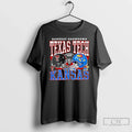 Premium Gameday Showdown Texas Tech Red Raiders Vs Kansas Jayhawks 2025 T Shirts