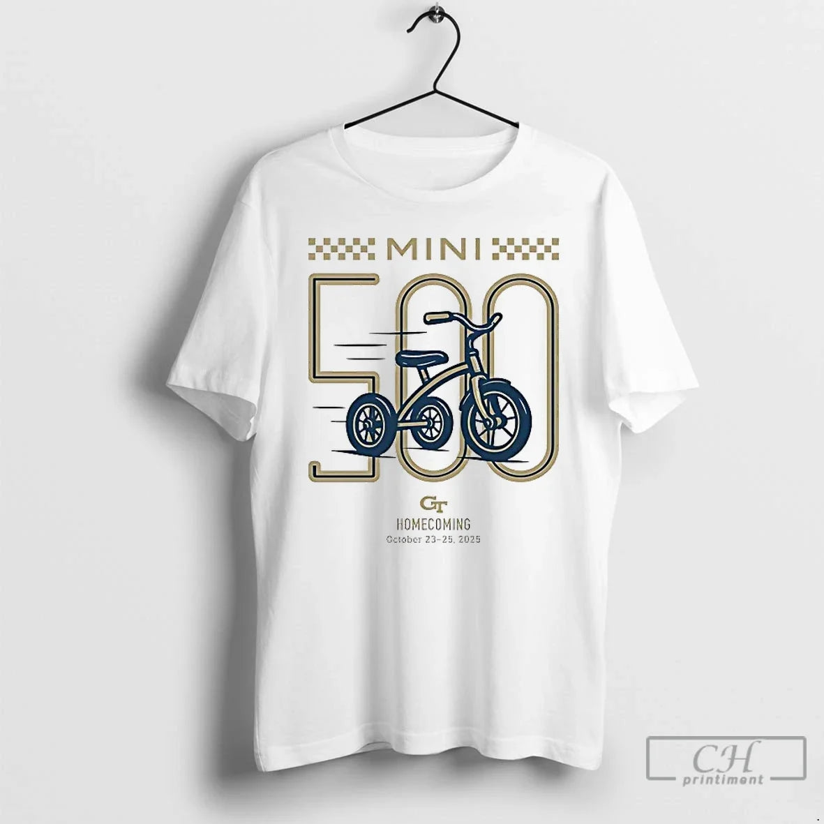 Premium Georgia Tech Mini 500 Homecoming 2025 T Shirts