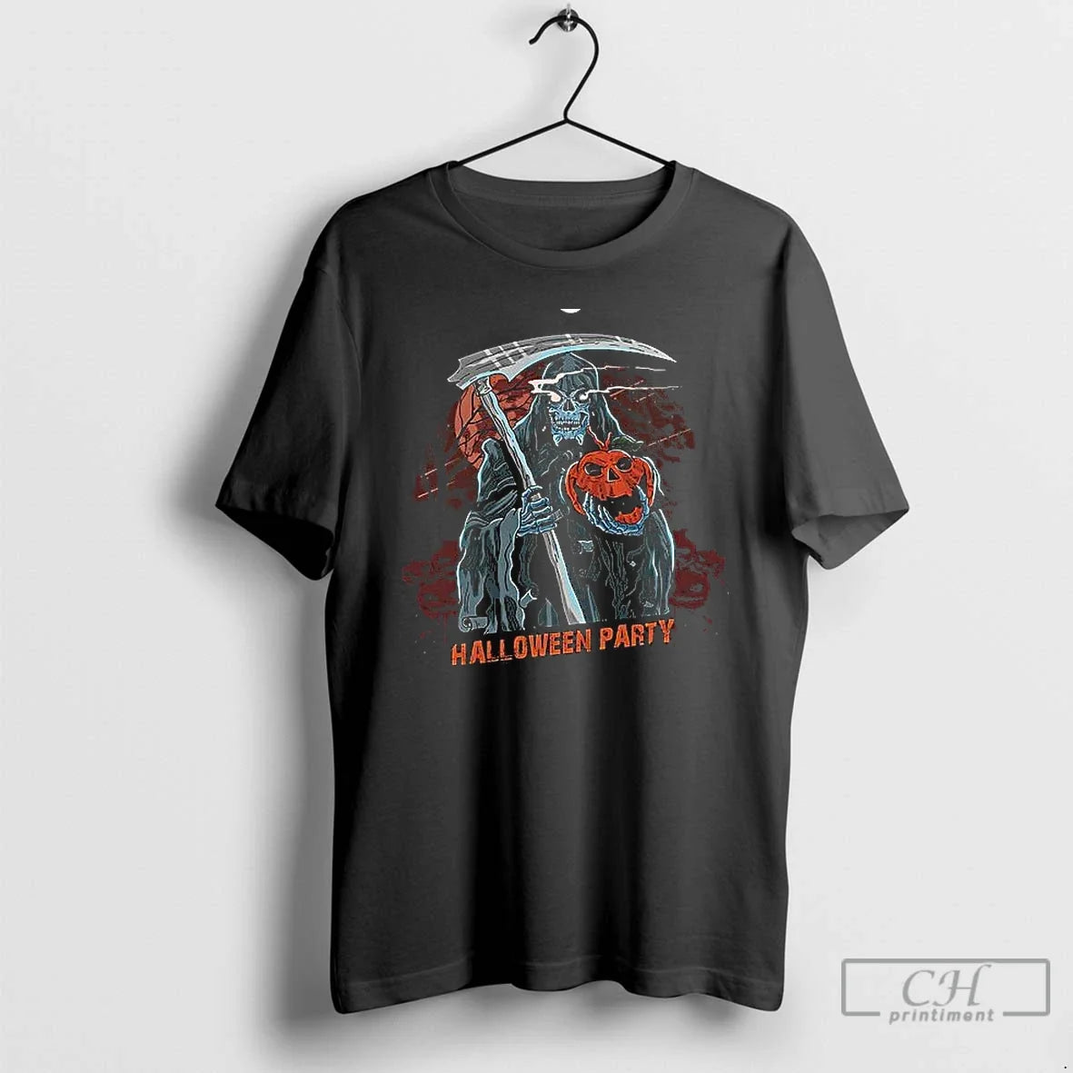 Premium Halloween Party Death Vintage T Shirts