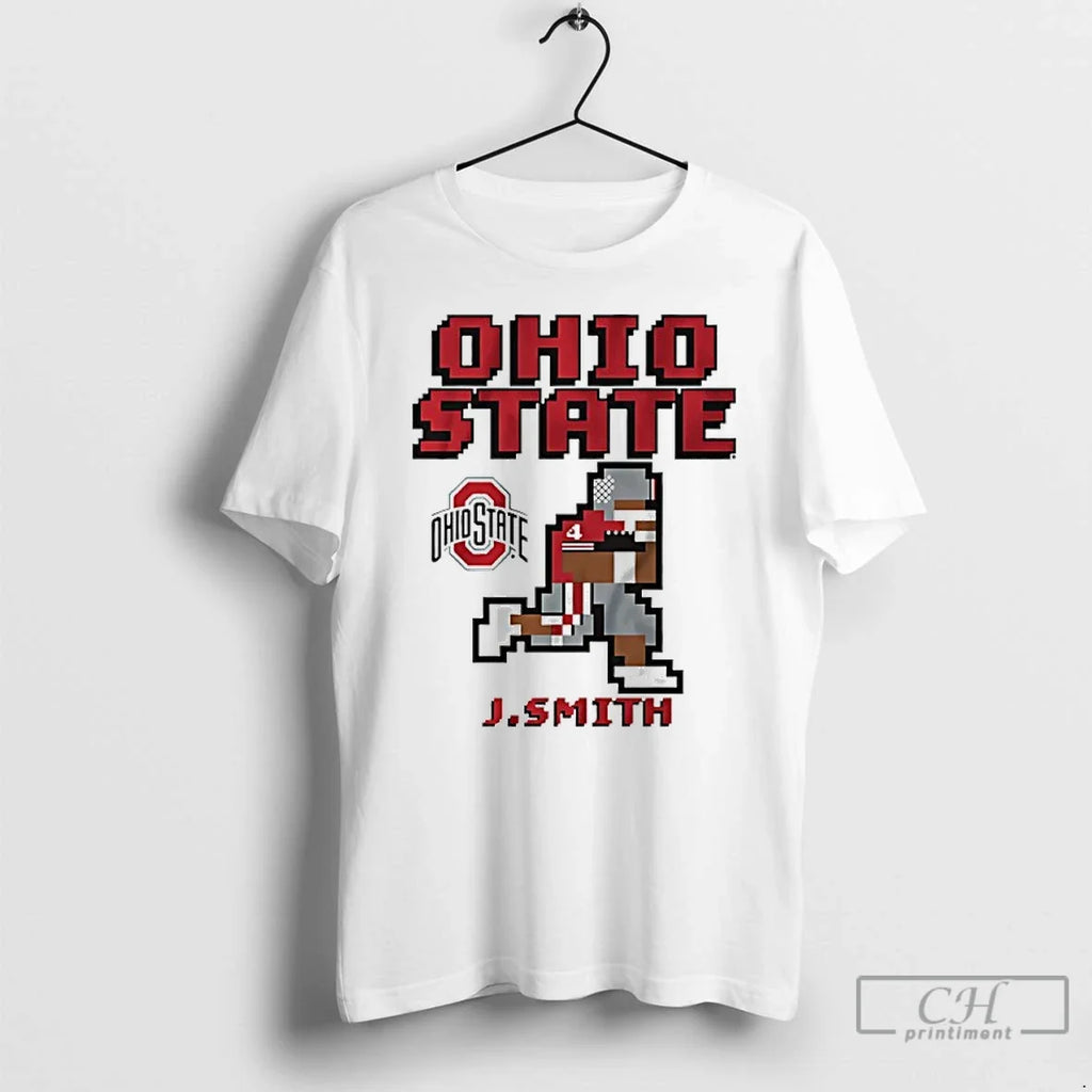 Premium Jeremiah Smith Ohio State Football Retro Baller T Shirts