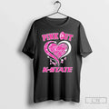 Premium Kansas State Wildcats Pink Out Breast Cancer T Shirts