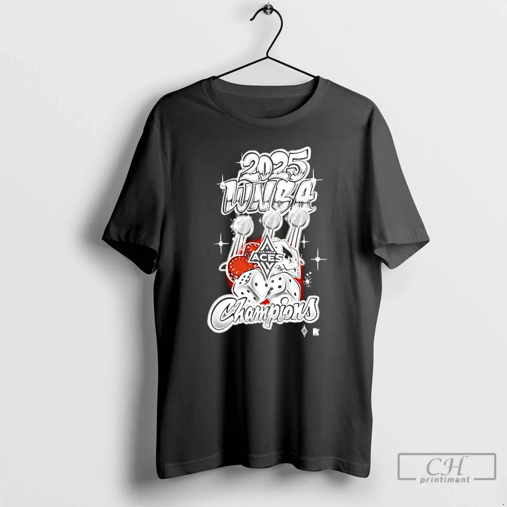 Premium Las Vegas Aces 2025 Wnba Finals Champions Graffiti Art T Shirts