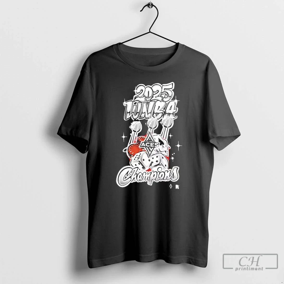 Premium Las Vegas Aces 2025 Wnba Finals Champions Graffiti Trophies T Shirts