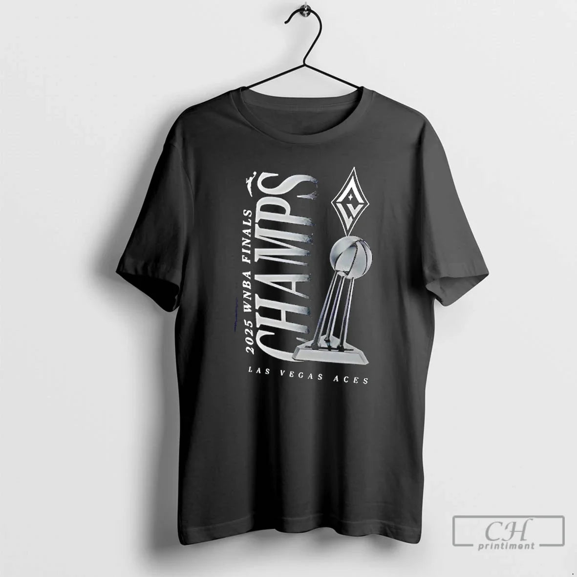 Premium Las Vegas Aces 2025 Wnba Finals Champions Trophy T Shirts