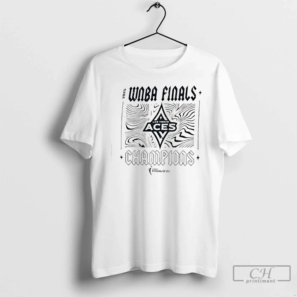 Premium Las Vegas Aces Majestic Threads 2025 Wnba Finals Champions Victorious T Shirts