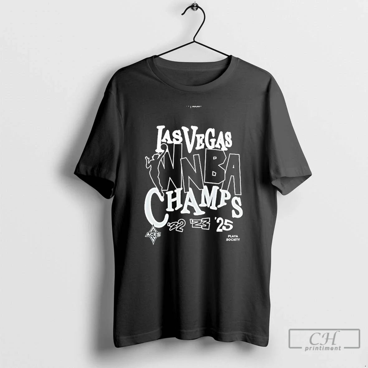Premium Las Vegas Aces Playa Society 2025 Wnba Finals Champions Premium T Shirts