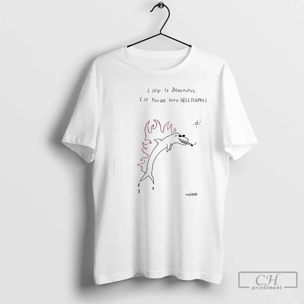 Premium Life Is Beautiful If Youre Into Hellscapes T Shirts