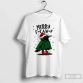 Premium Merry F Caw F Christmas T Shirts
