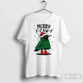 Premium Merry F Caw F Funny Christmas Ornaments T Shirts