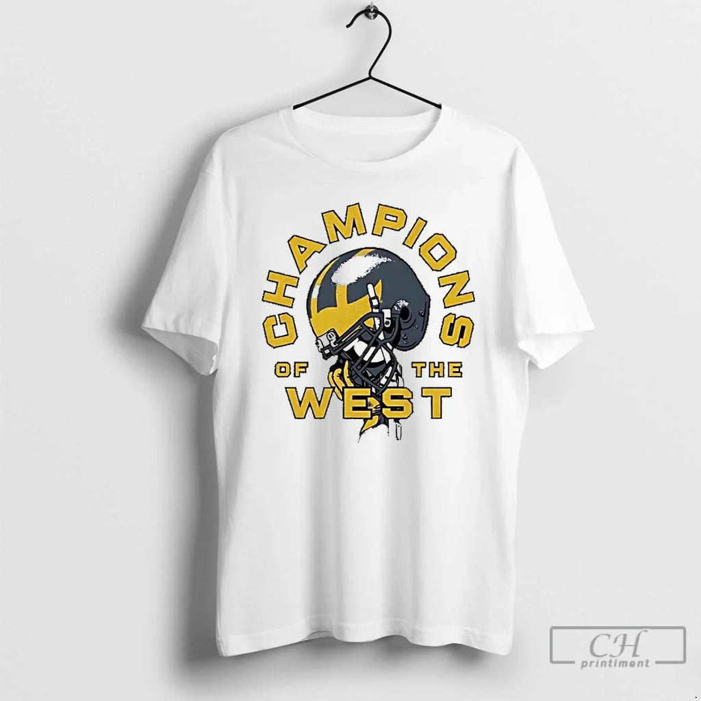 Premium Michigan Wolverines Homefield Champions Of The West T Shirts