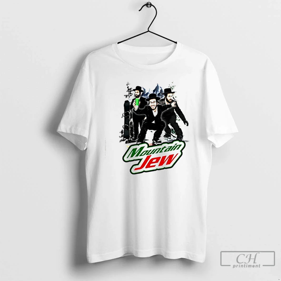 Premium Mountain Jew As Mountain Dew X Hasidic Jews T Shirts