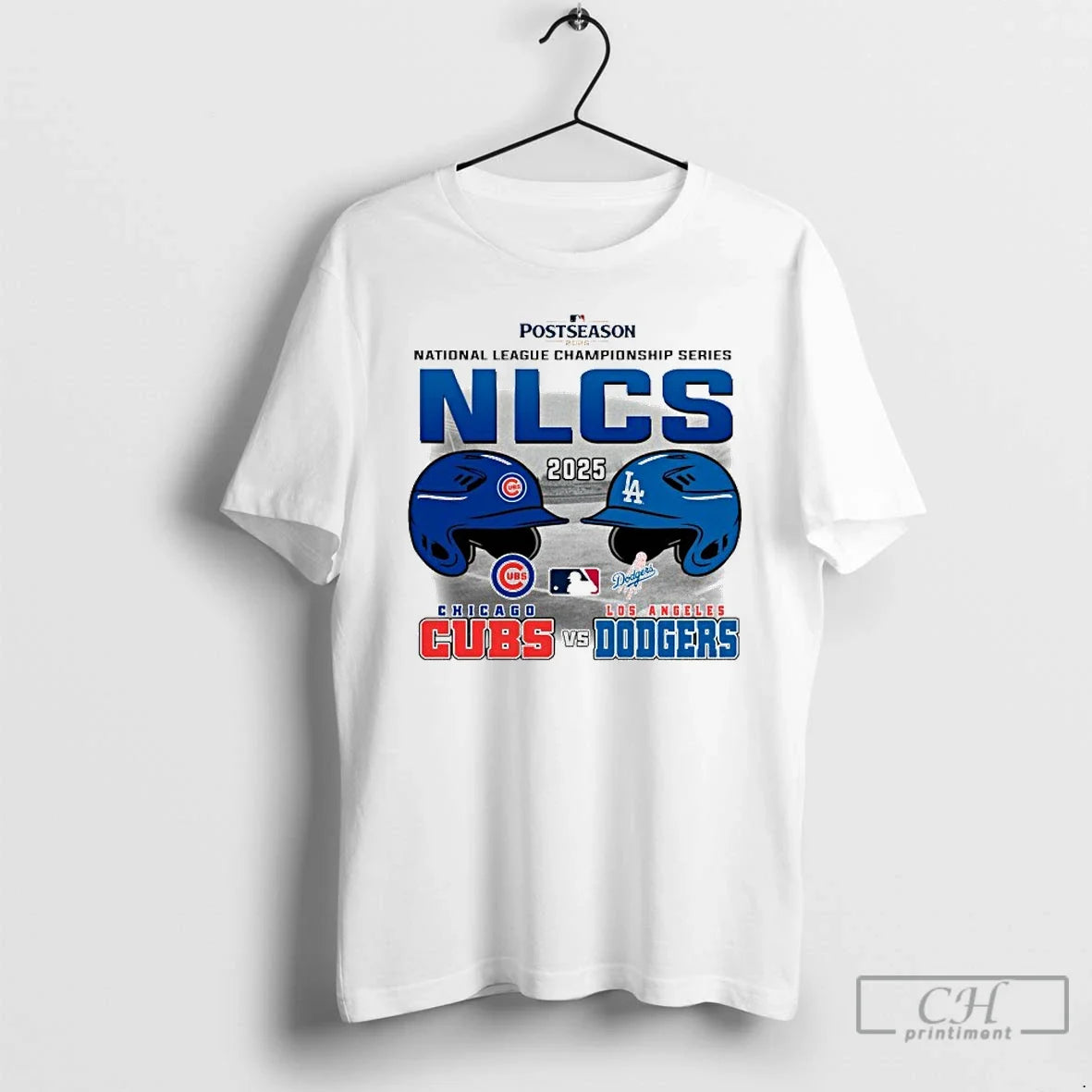 Premium Nlcs 2025 Los Angeles Dodgers Vs Chicago Cubs Matchup T Shirts