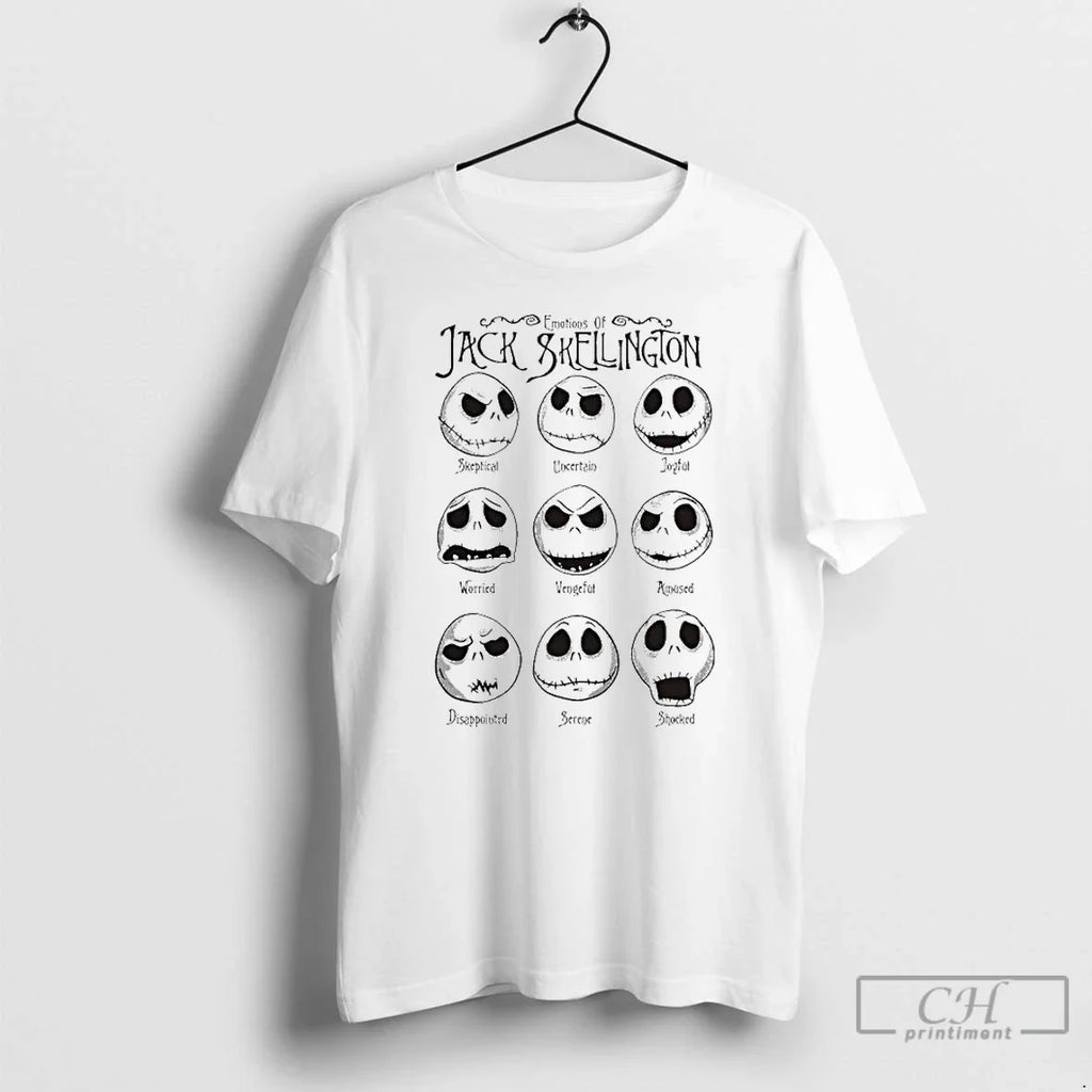 Premium Painajainen Ennen Joulua Emotions Of Jack Skellington T Shirts