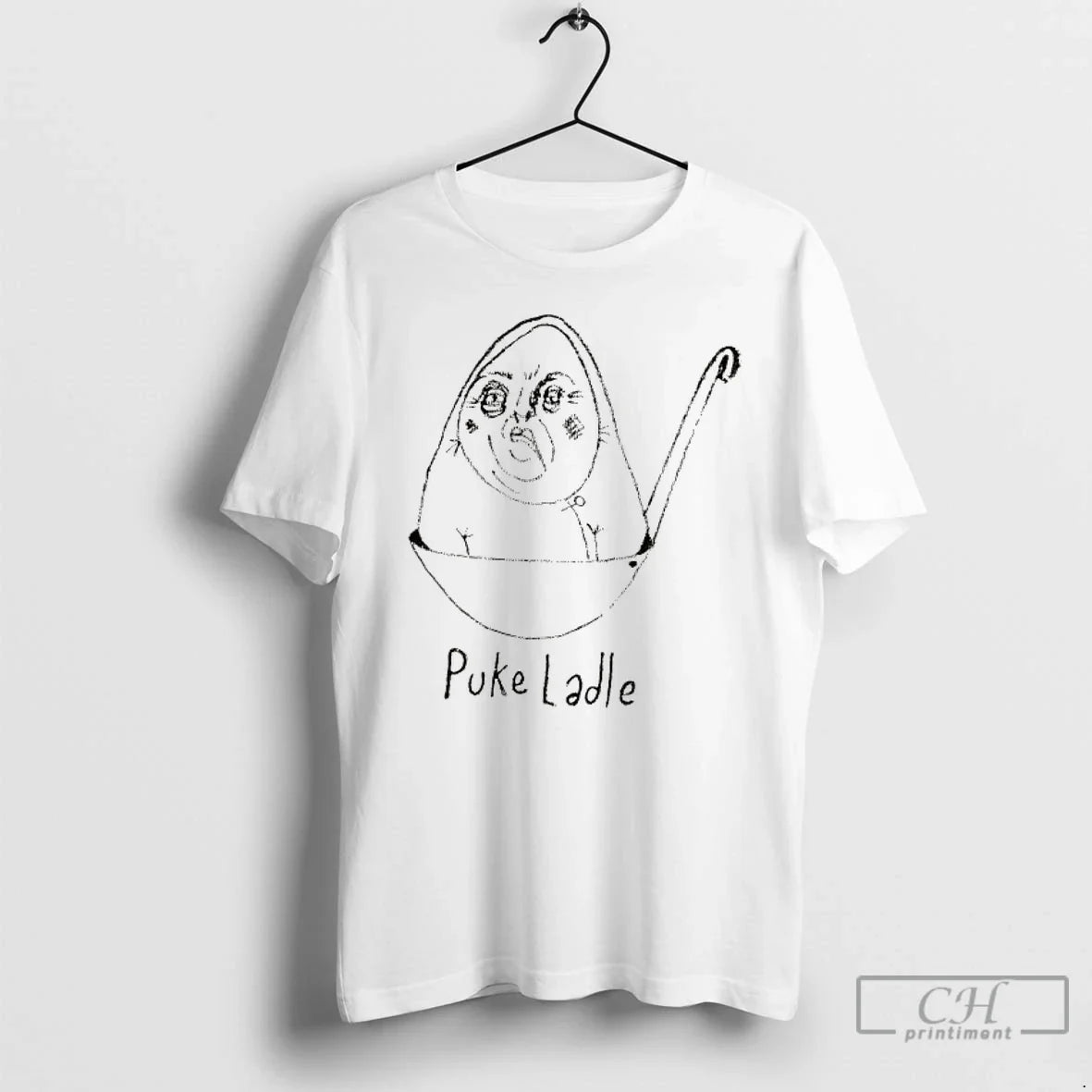 Premium Puke Ladle A Grotesque Face T Shirts