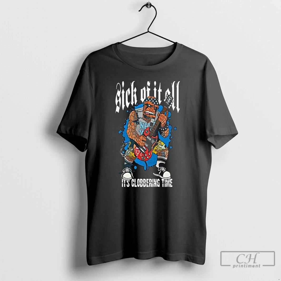 Premium Sick Of It All Its Clobbering Time Long Sleve T Shirts
