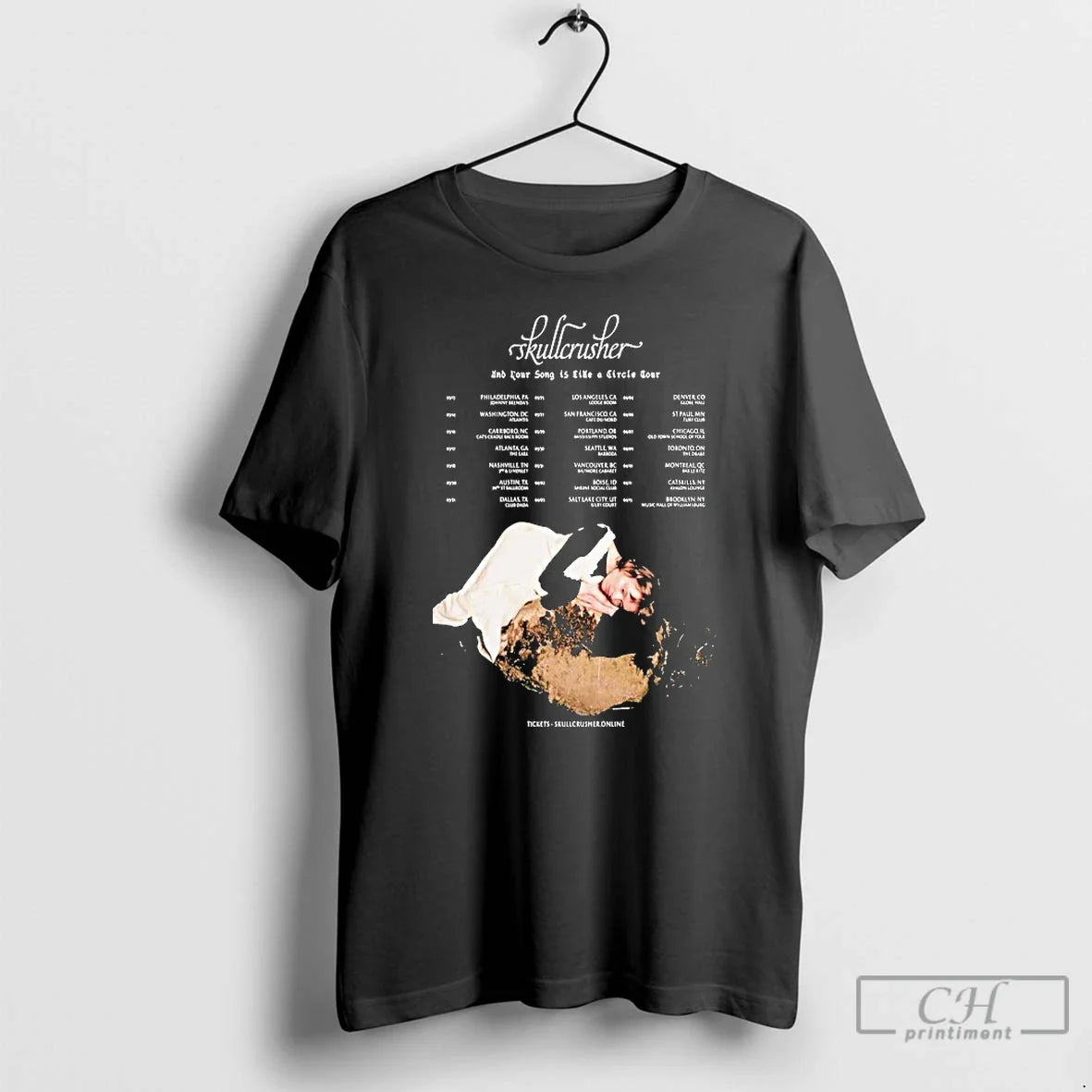 Premium Skullcrusher And Your Song Is Like A Circle Tour 2026 T Shirts