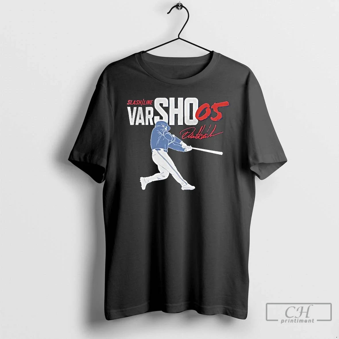 Premium Slash Line Varsho 05 Signature Long Sleve T Shirts