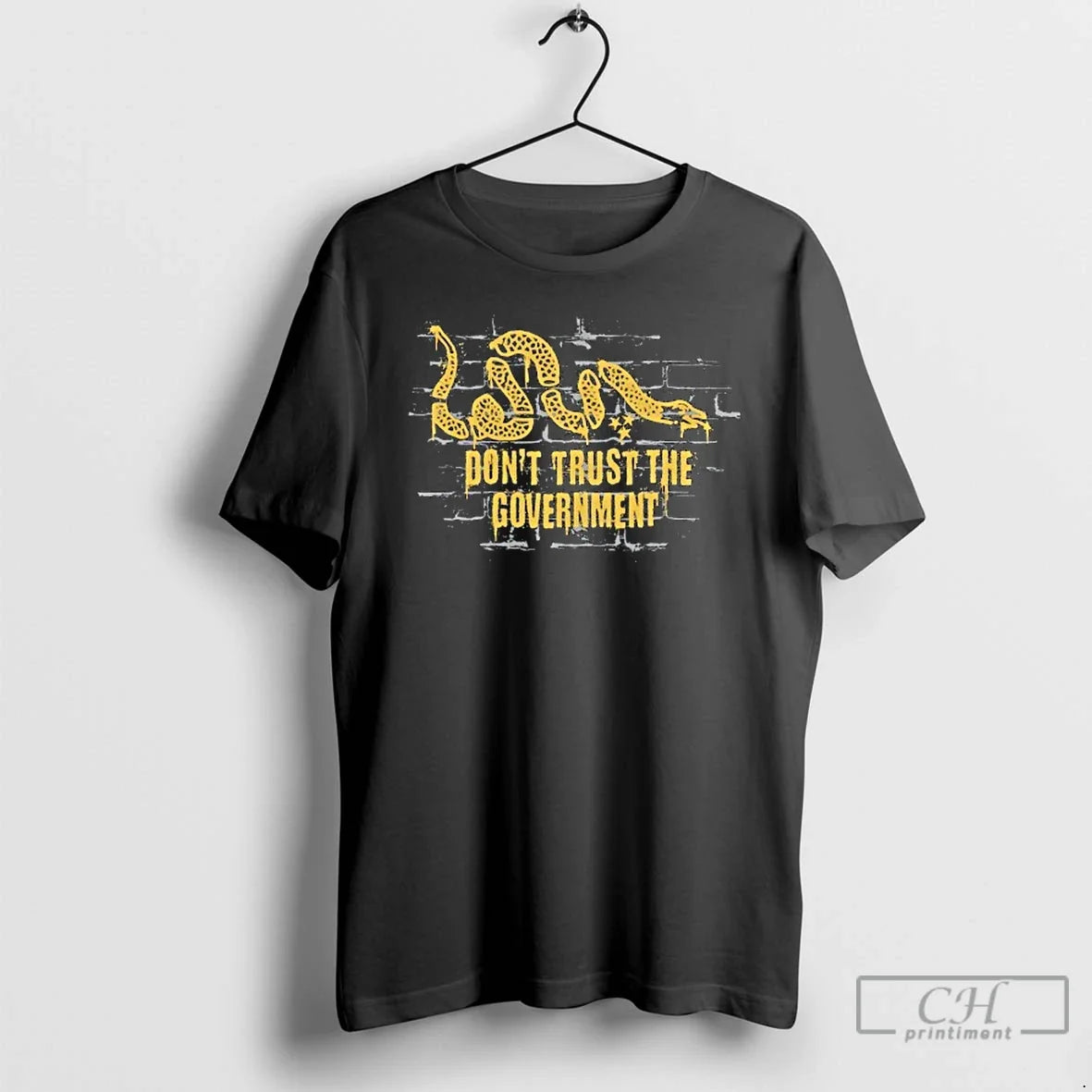 Premium Snake Dont Trust The Government T Shirts