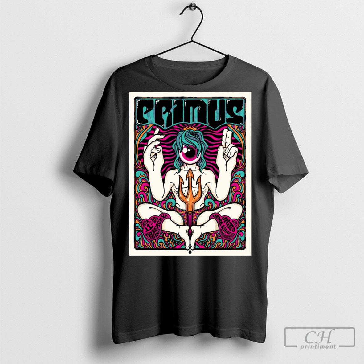 Primus May 11th 2025 2025 Veterans United Home Loans Amphitheater Virginia Beach Tee Shirt