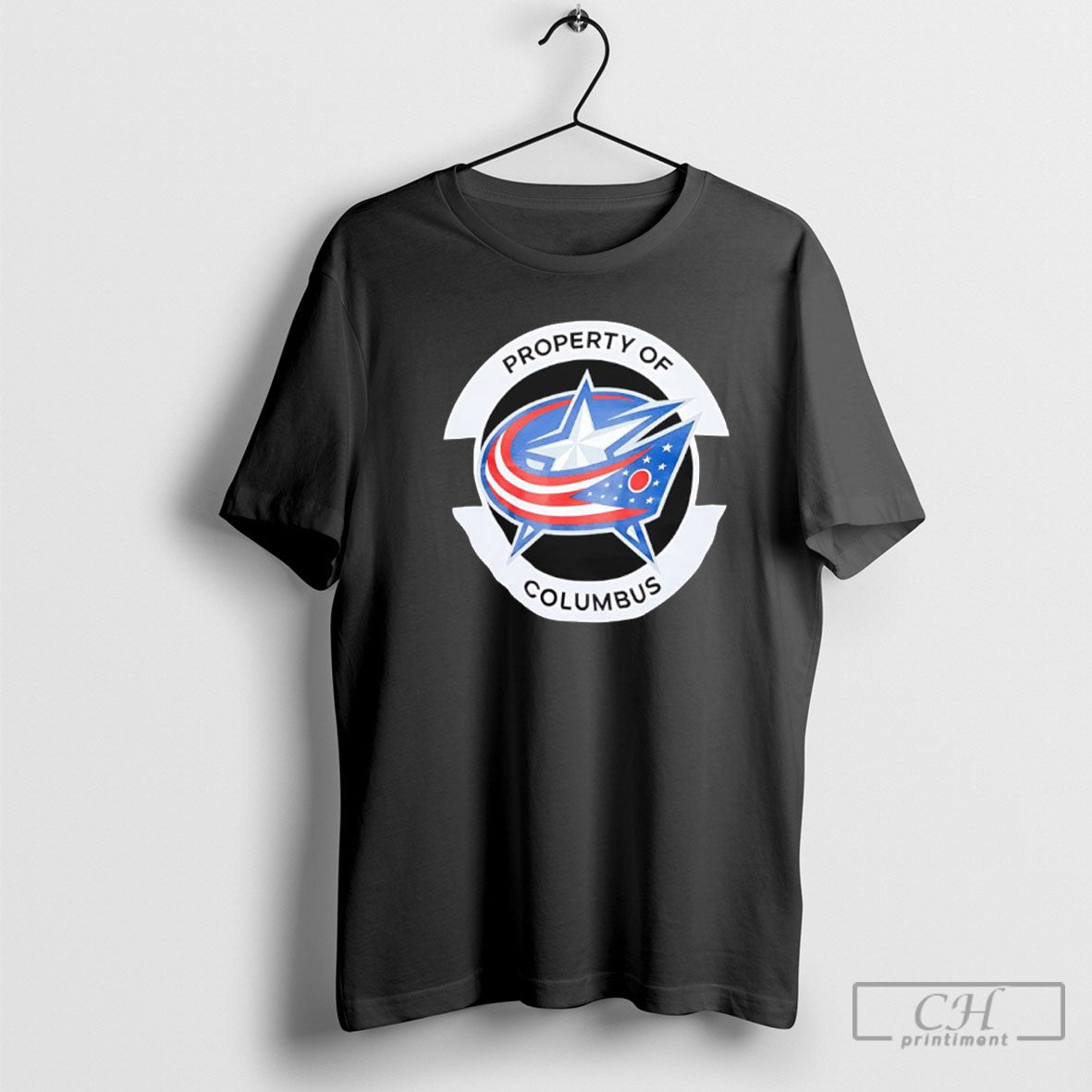 Property Of Columbus Blue Jackets Logo Shirt Sweater