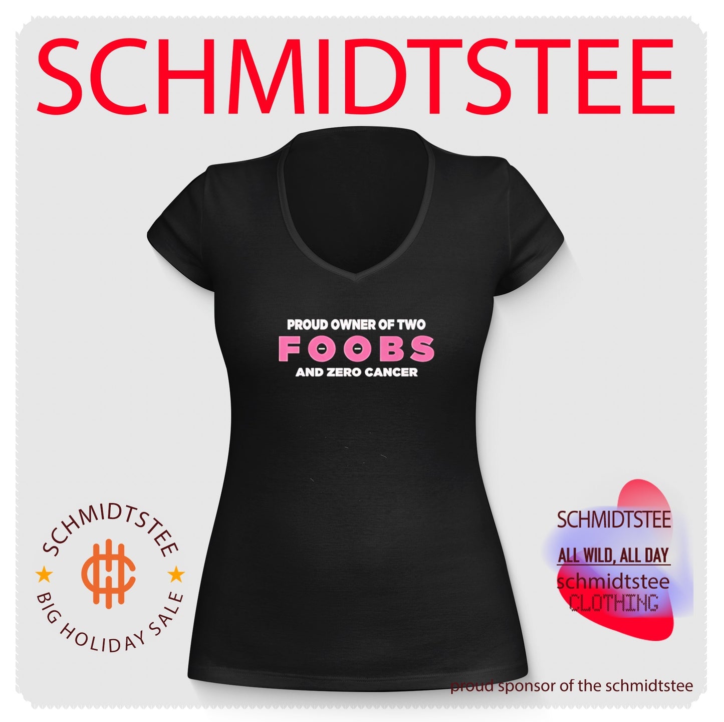 Proud Owner Of Two Foobs and Zero Cancer shirt
