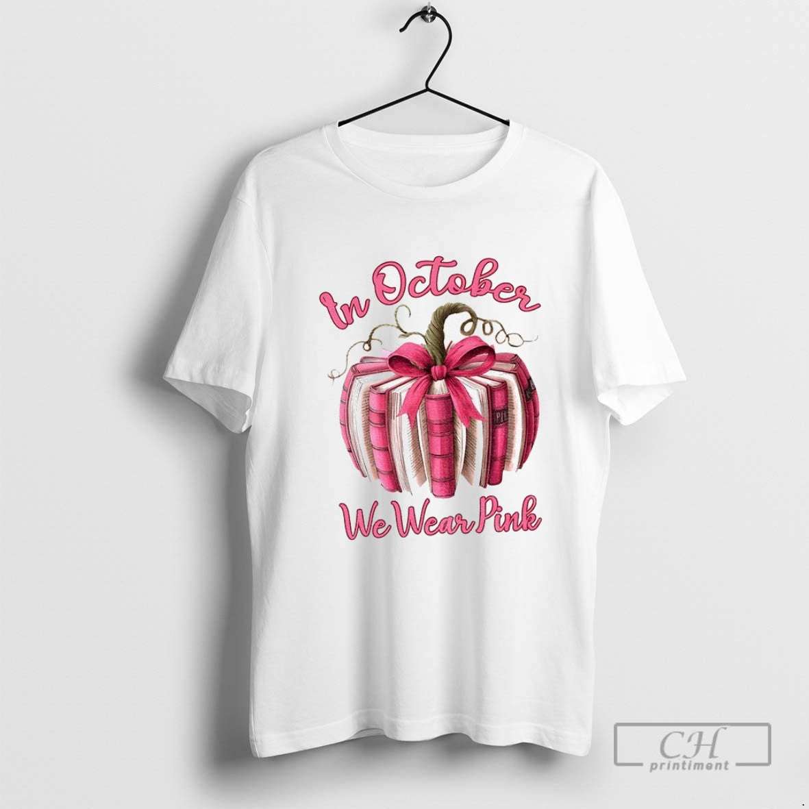Pumpkin Book Breast Cancer In October We Wear Pink