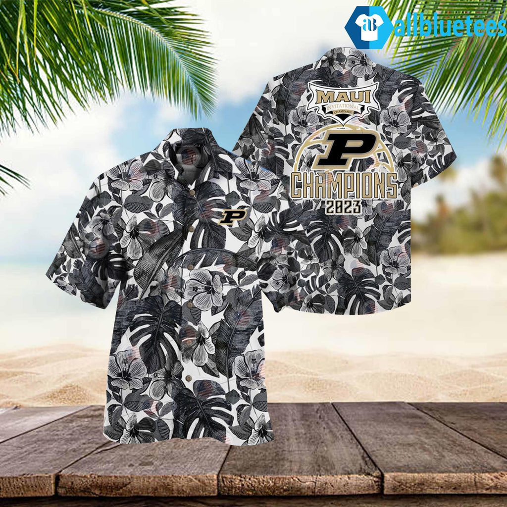 Purdue Basketball MAUI Champions Hawaiian Shirt