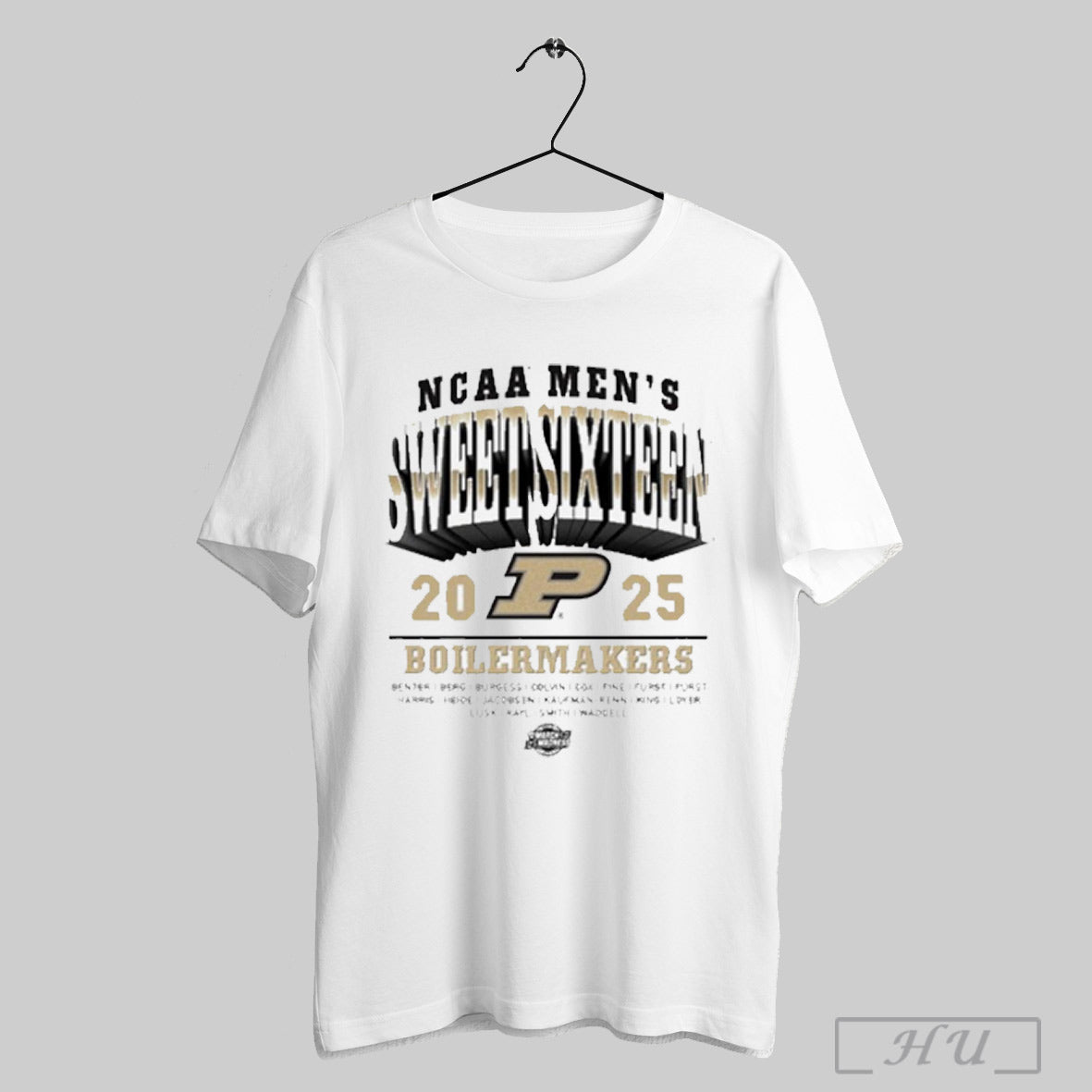 Purdue Boilermakers Ncaa Mens Sweet Sixteen Streetwear 2025 T Shirt