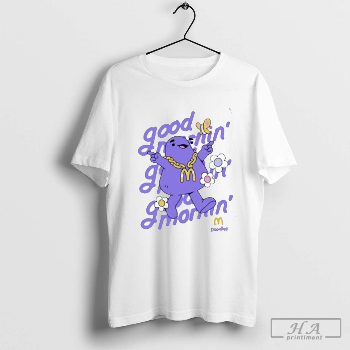 Purple Doodles X Mcdonalds Good Mornin Grimace