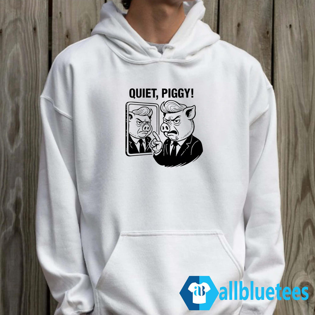 Quiet Piggy Pointing Angrily Trump Shirt