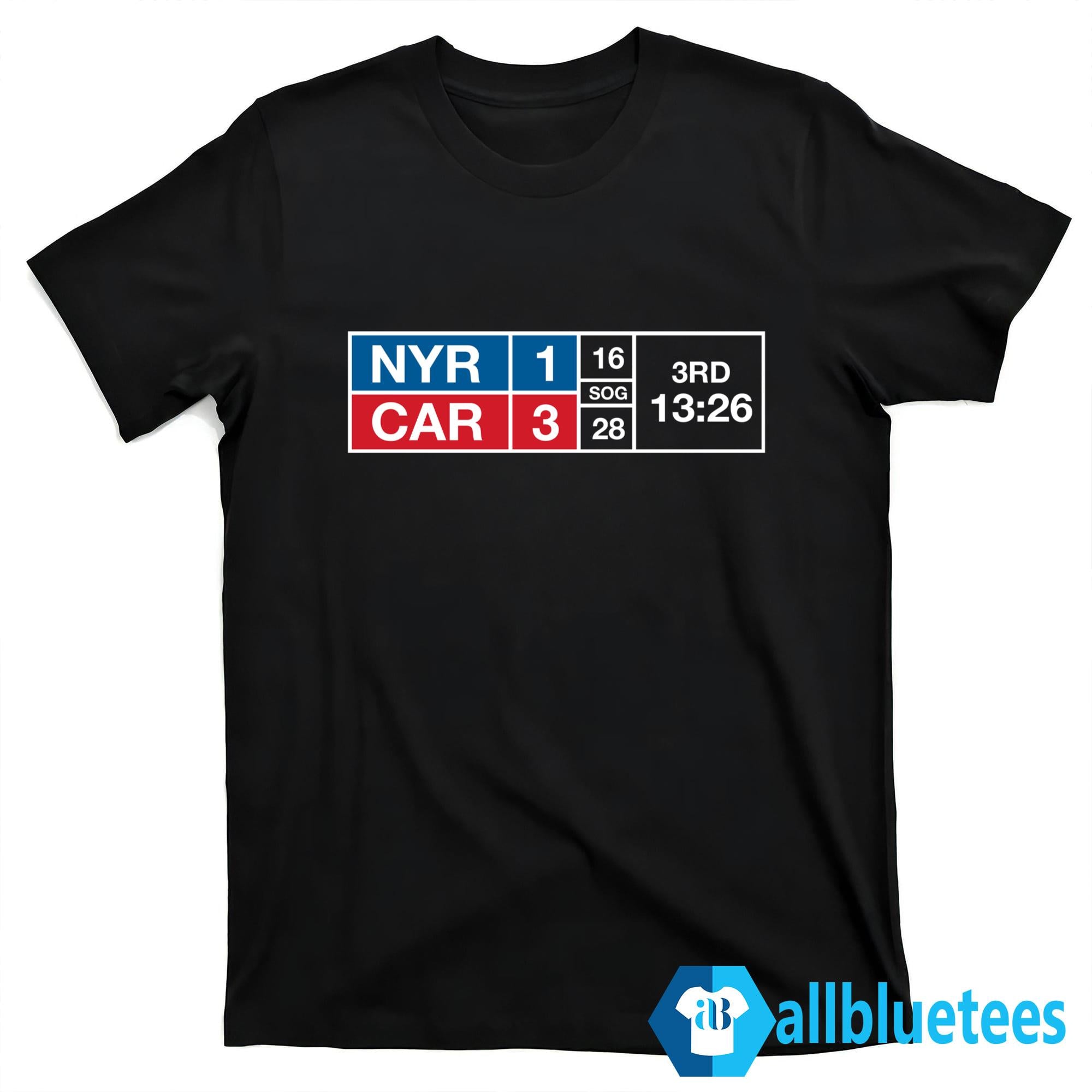 Rangers And Hurricanes Score Shirt