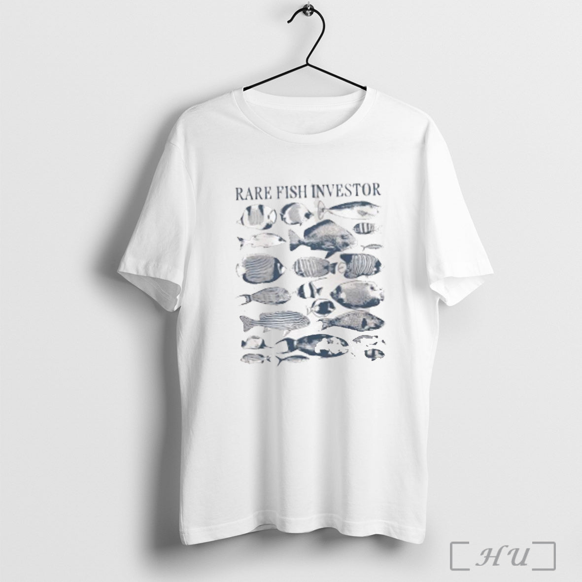 Rare Fish Investor Illustration T Shirt