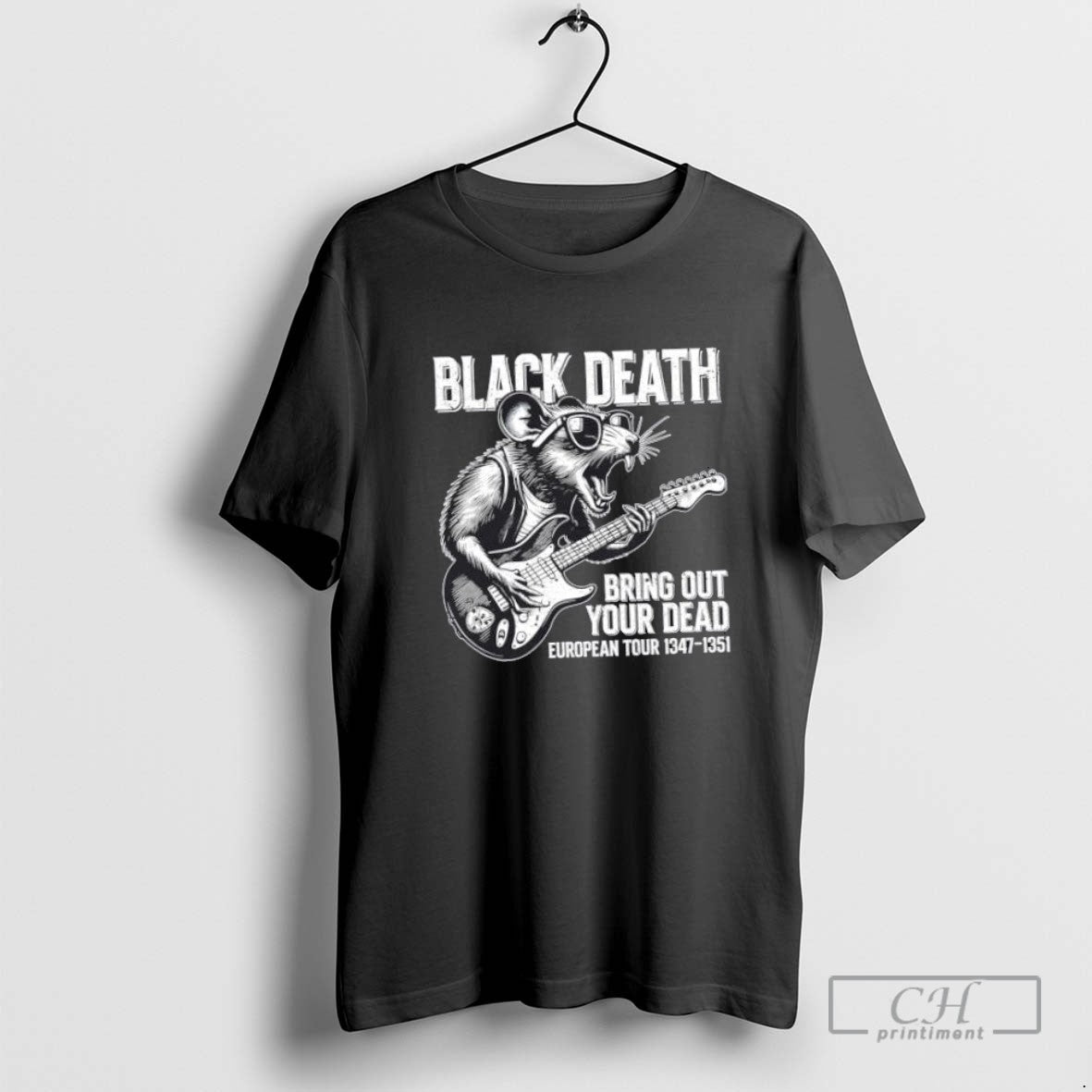 Rat Black Death Bring Out Your Dead European Tour T Shirt Sweater
