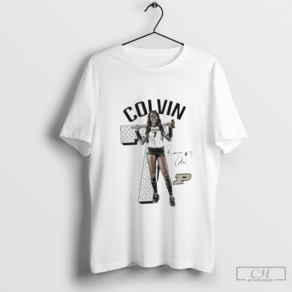 Raven Colvin 7 Purdue Boilermakers Volleyball Player Signature