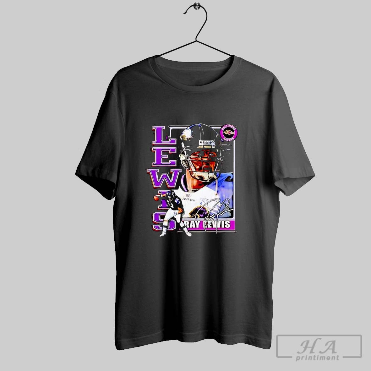 Ray Lewis Baltimore Ravens Signature Retro