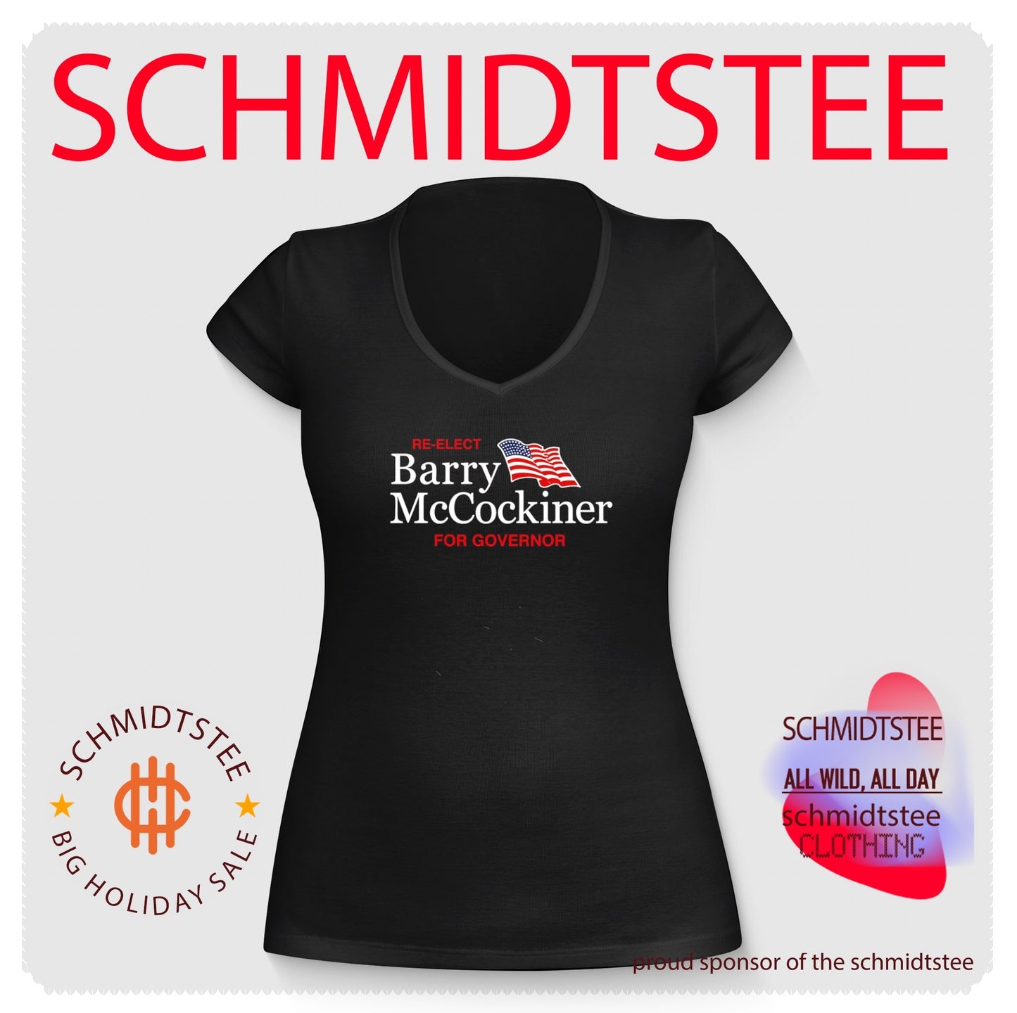 Re Elect Barry McCockiner For Governor Shirt