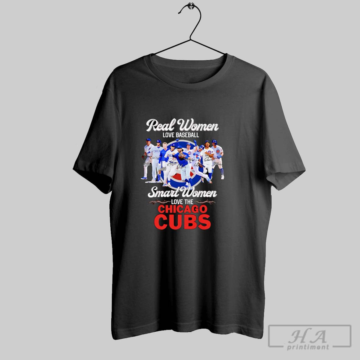 Real Women Love Baseball Smart Women Love The Chicago Cubs Signatures Shirt Hoodie Sweater Longsleeve