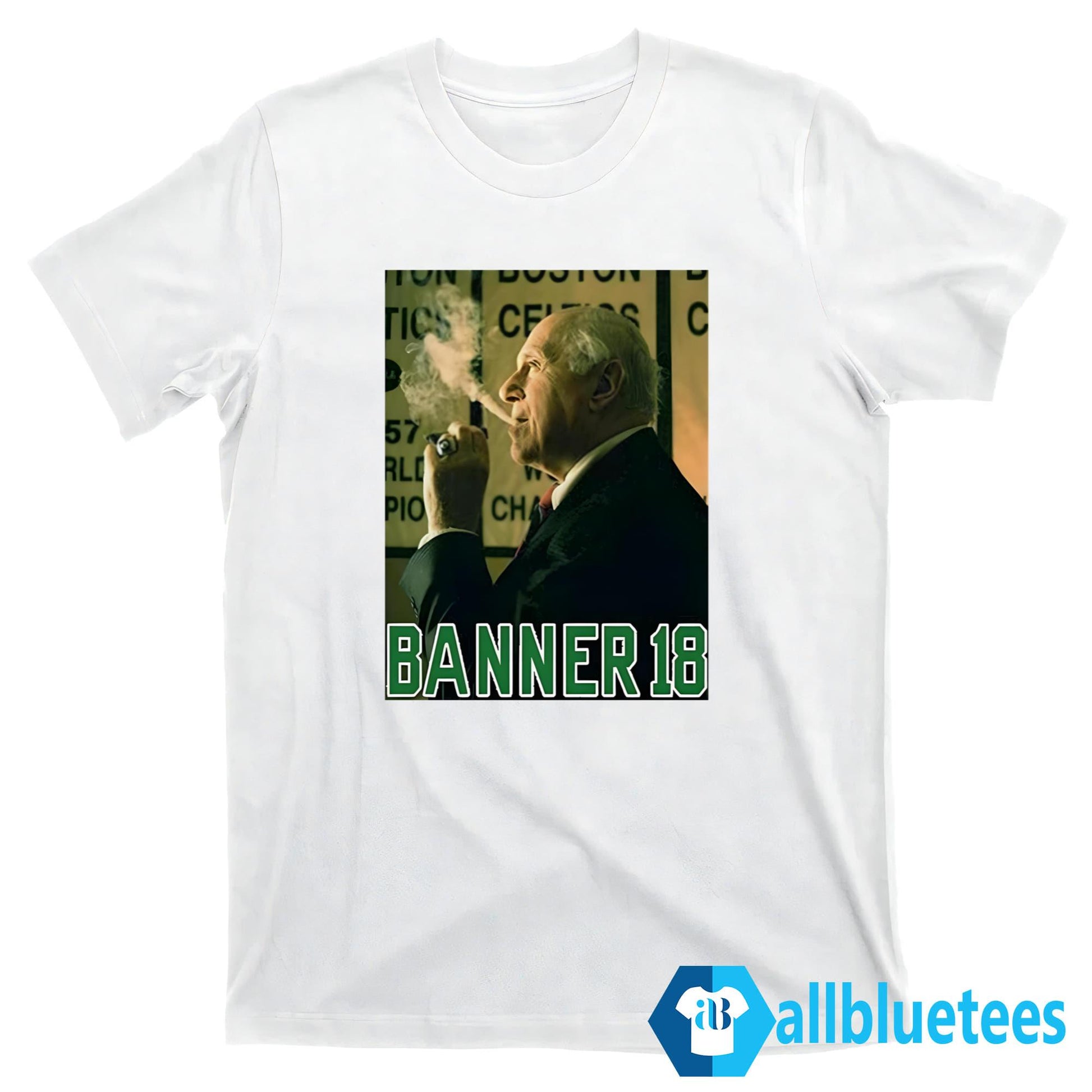 Red Auerbach Celtics Banner 18 Graphic Shirt