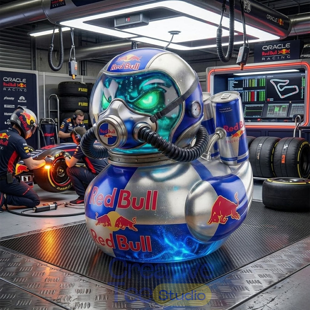 Red Bull Hyper Caffeinated Cyber Resin Duck