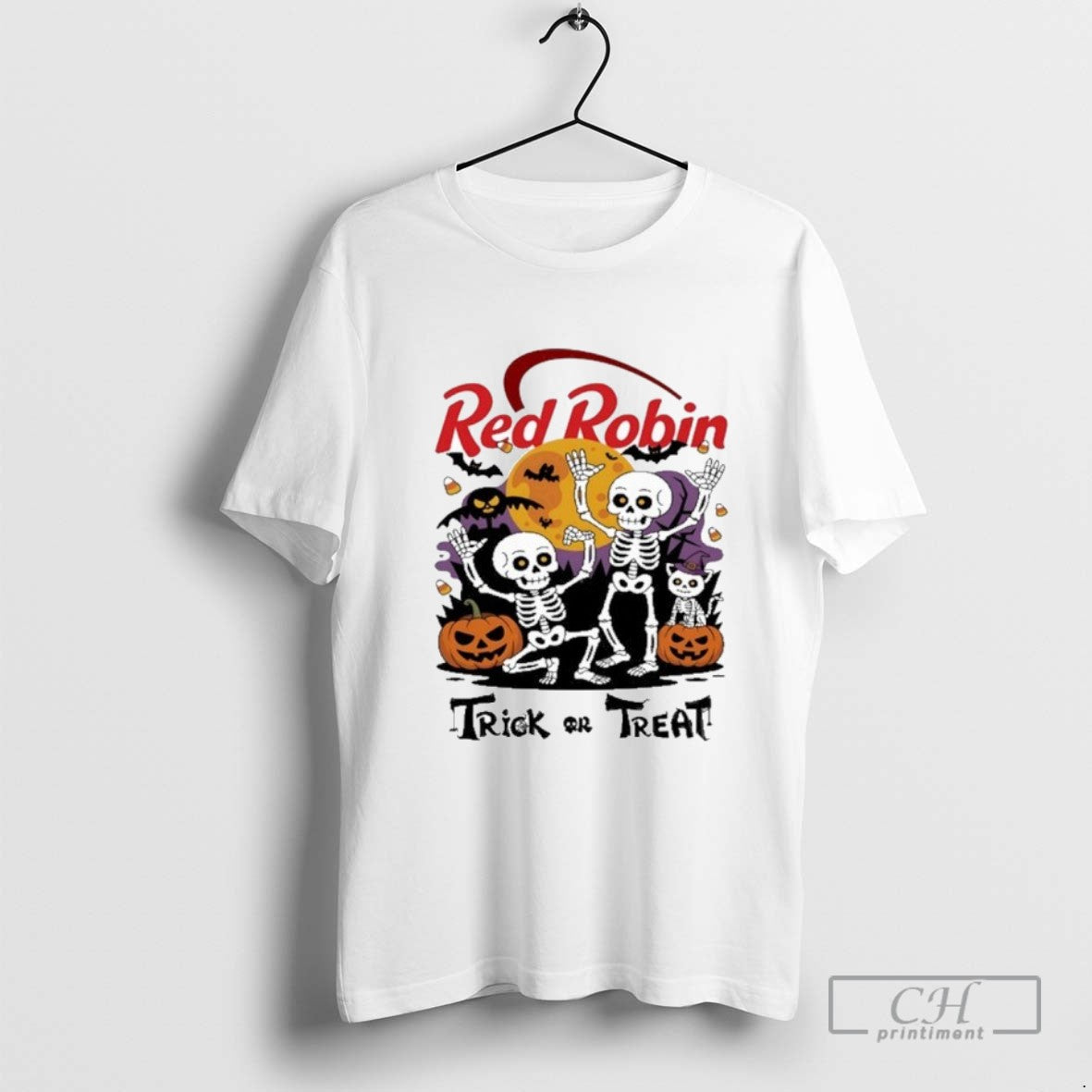 Red Robin Logo X Spooky Halloween Trick Or Trea